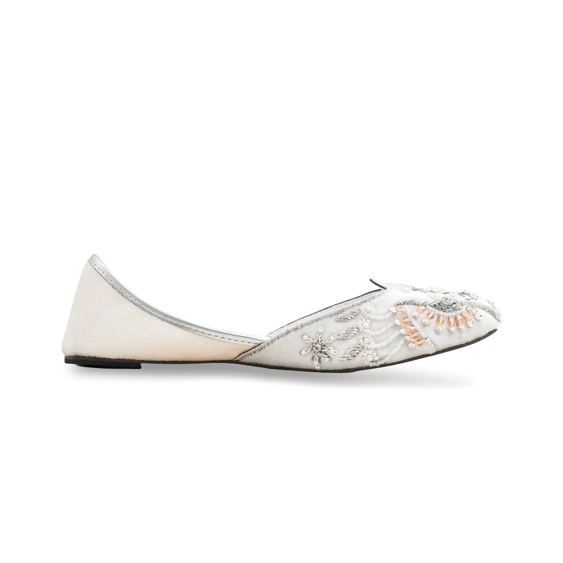White Fancy Khussa EC8566 - Image 2