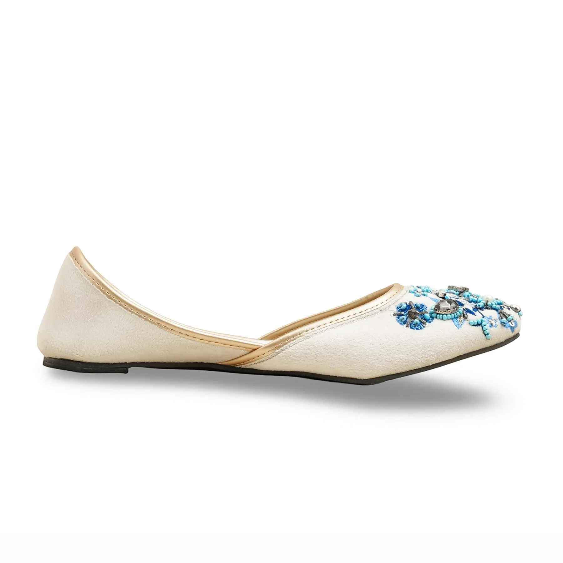 White Fancy Khussa EC8585 - Image 2