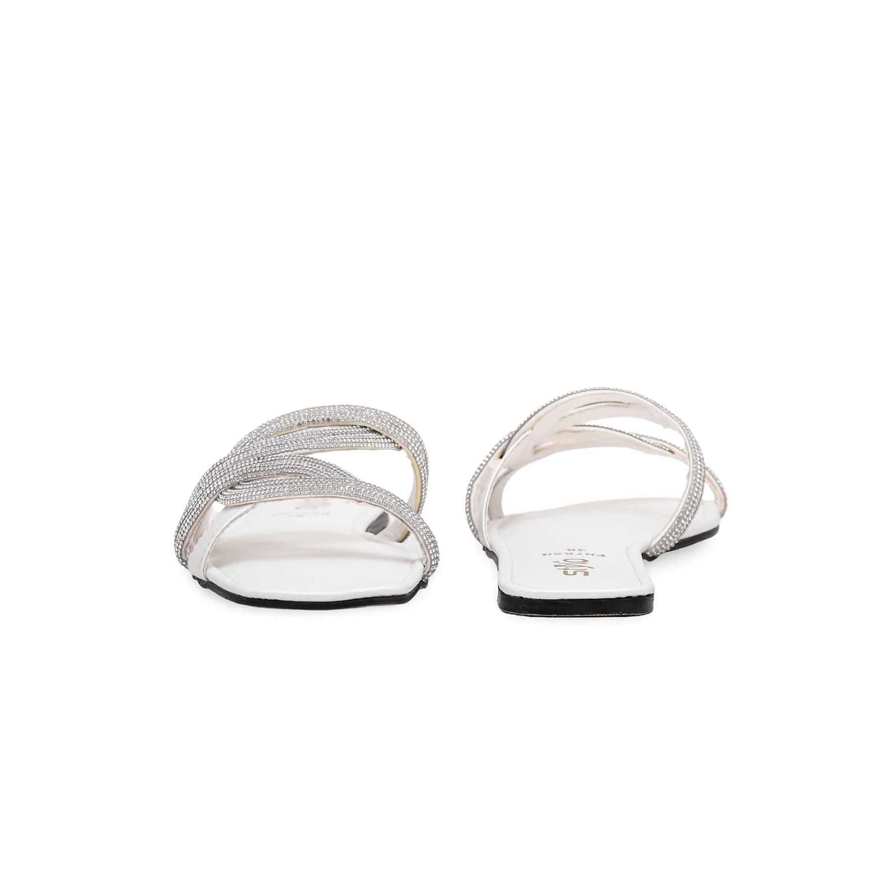 White Fancy Slipper FN7850 - Image 3
