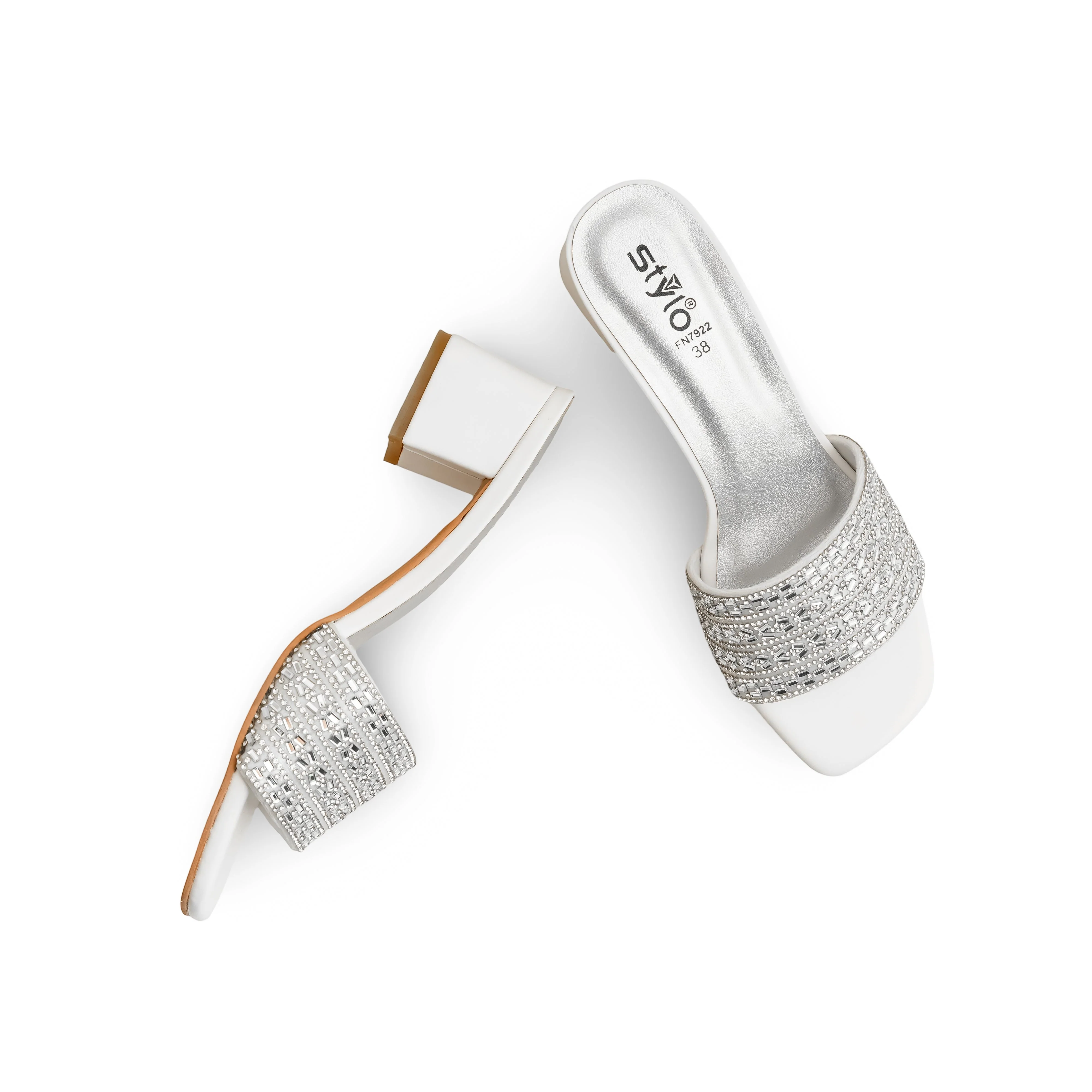 White Fancy Slipper FN7922 - Image 5