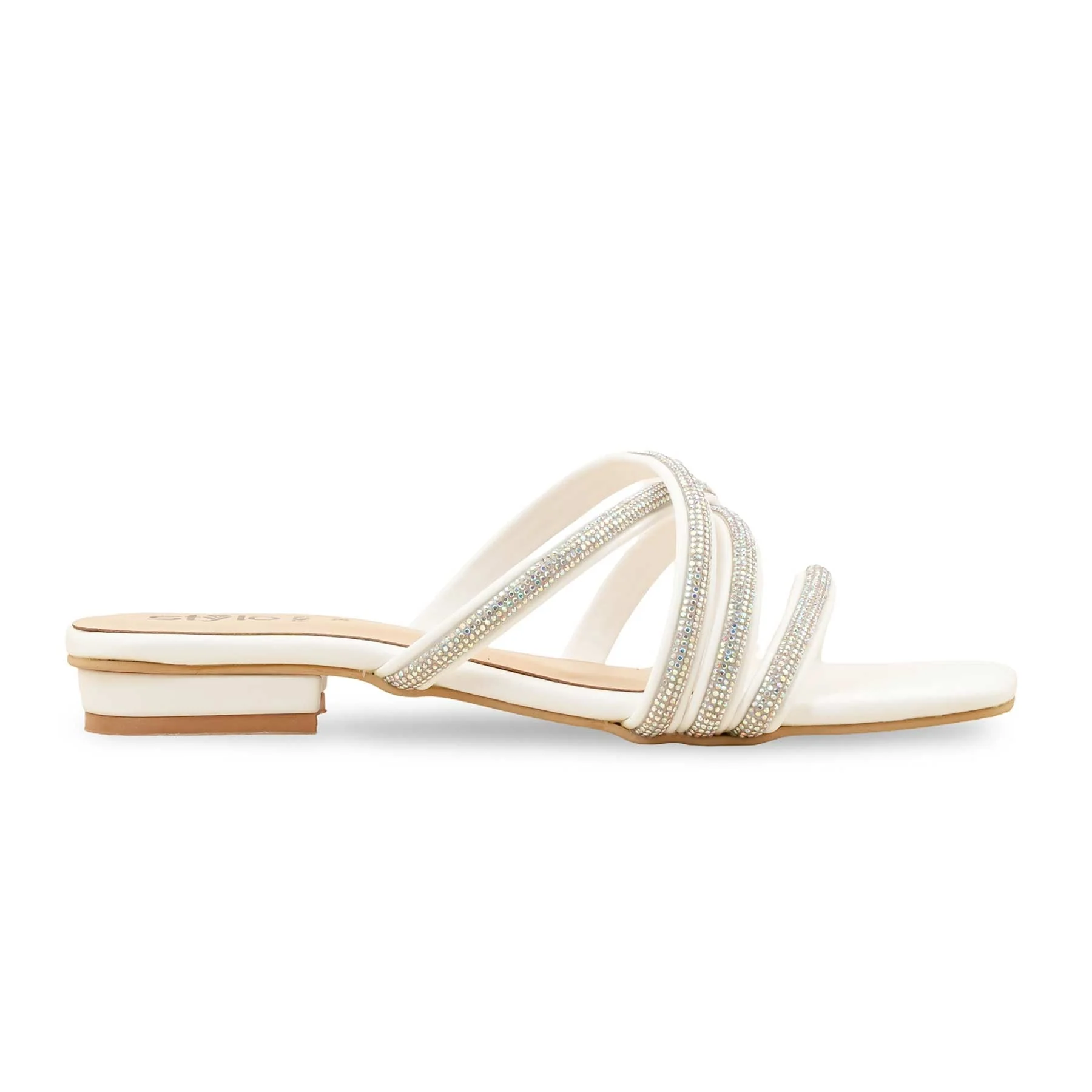 White Fancy Slipper FN7938 - Image 2