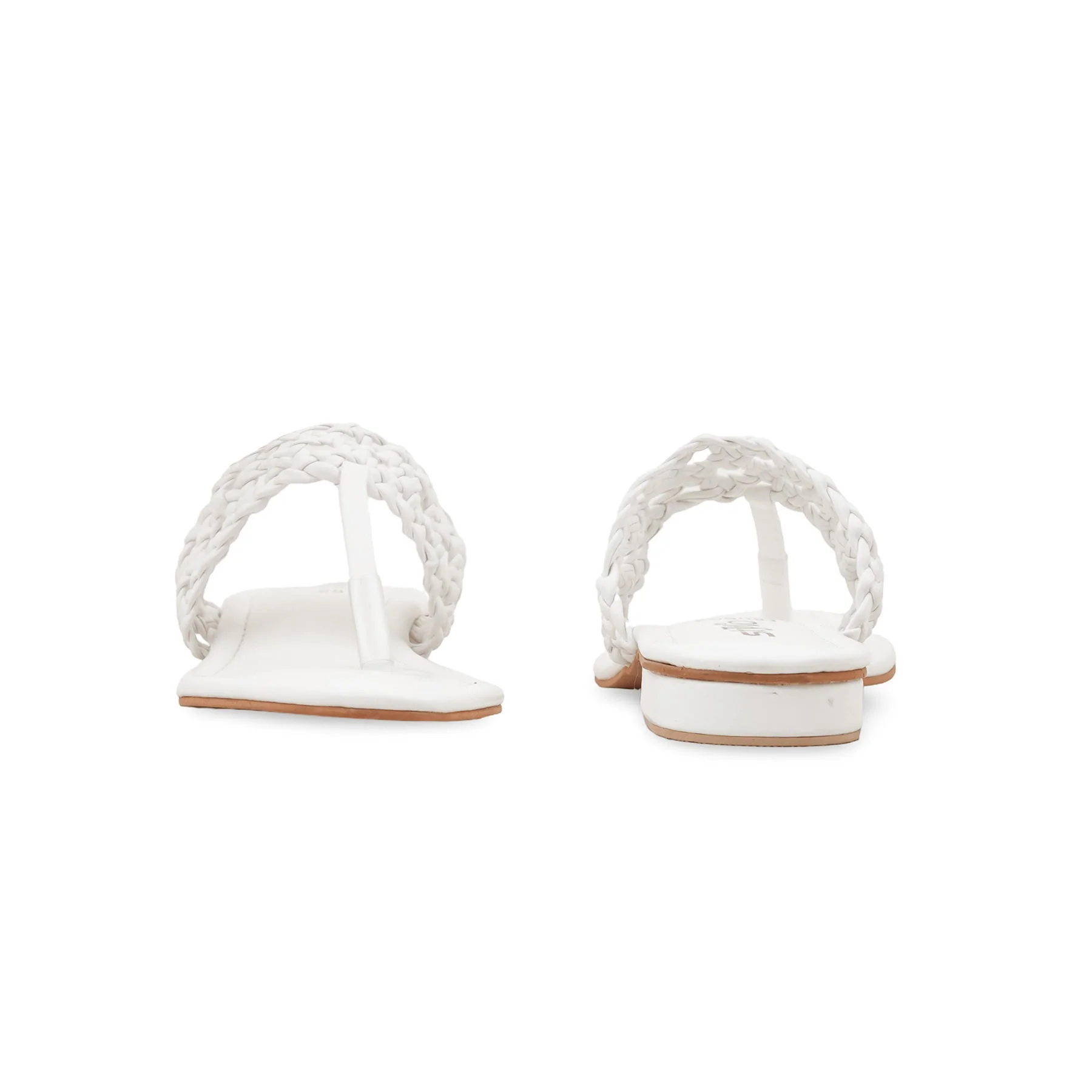 White Formal Chappal FR0553 - Image 4