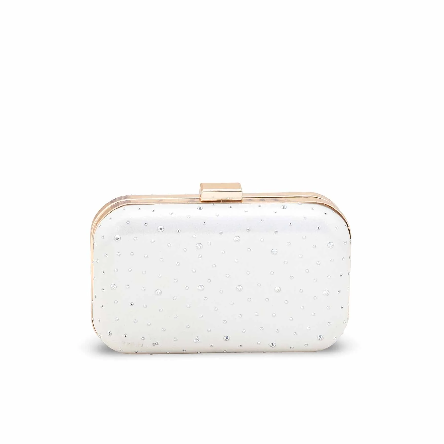 White Formal Clutch For Ladies P15700 - Image 2