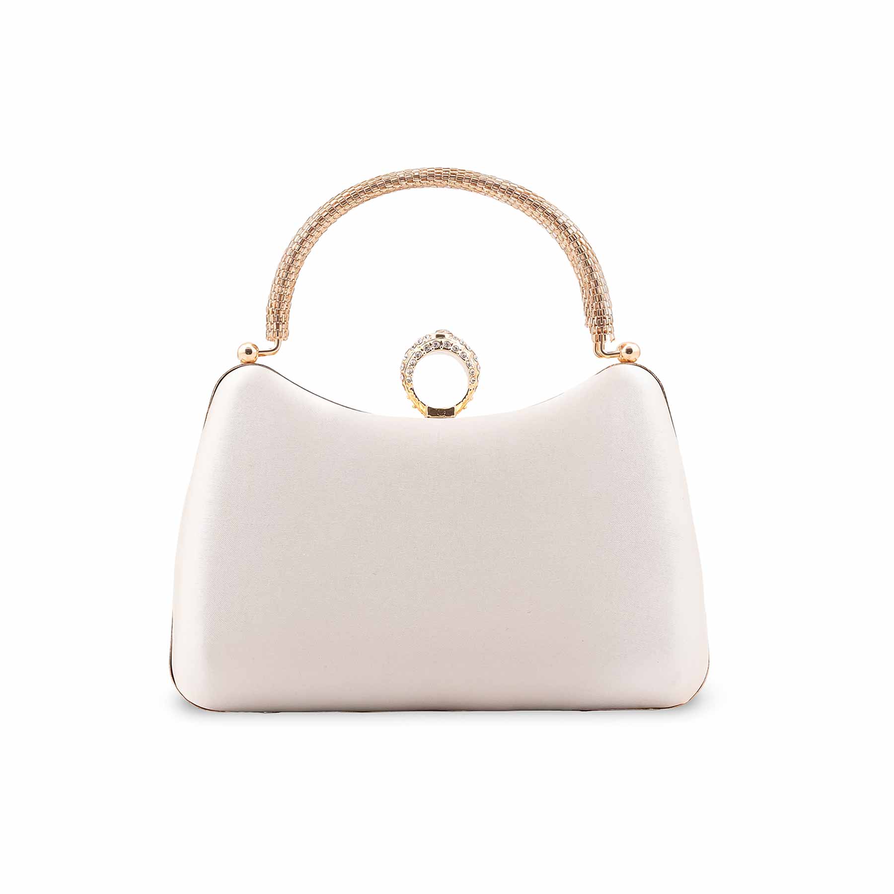 White Formal Clutch P24441 - Image 4