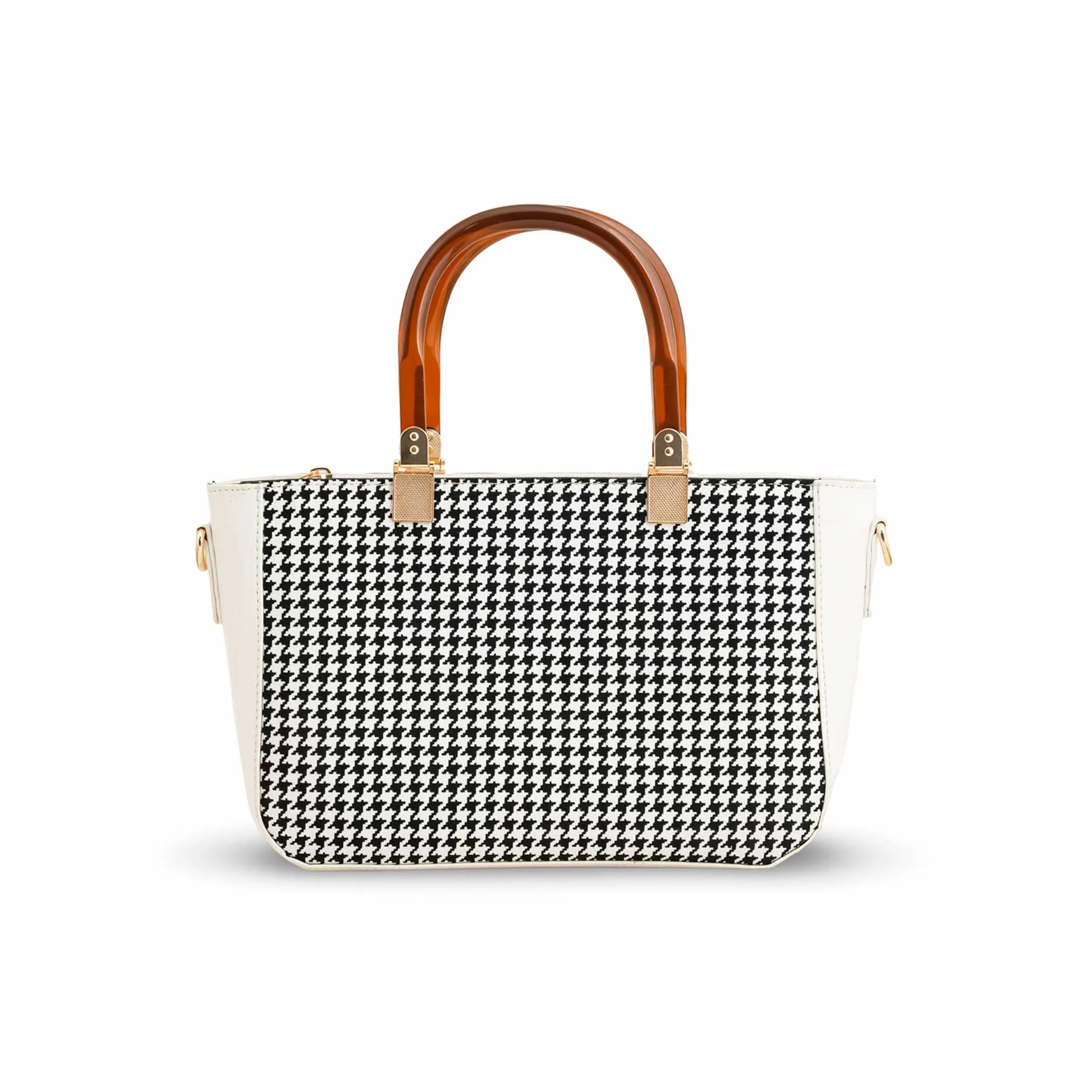 White Formal Hand Bag For Women P55647 - Image 2