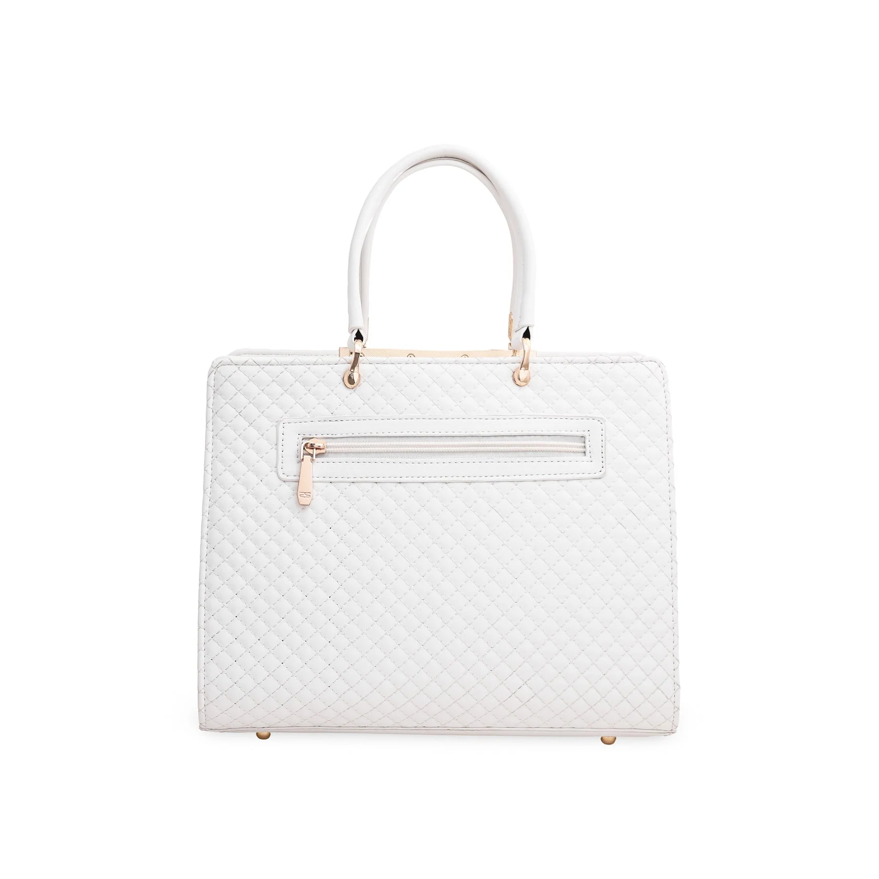 White Formal Hand Bag P36044 - Image 3