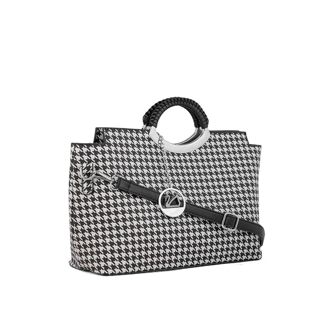 White Formal Hand Bag P36171 - Image 2