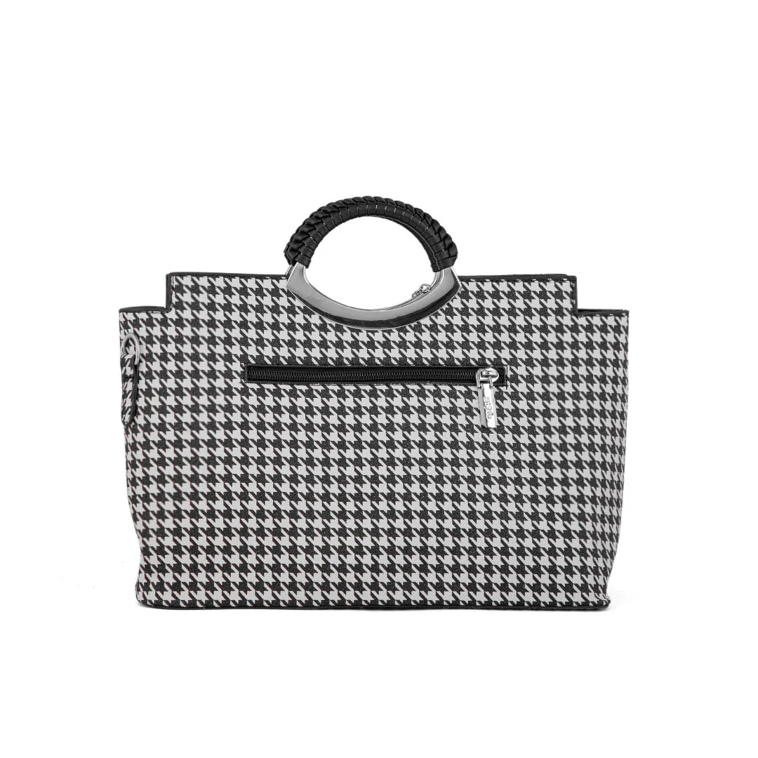 White Formal Hand Bag P36171 - Image 3