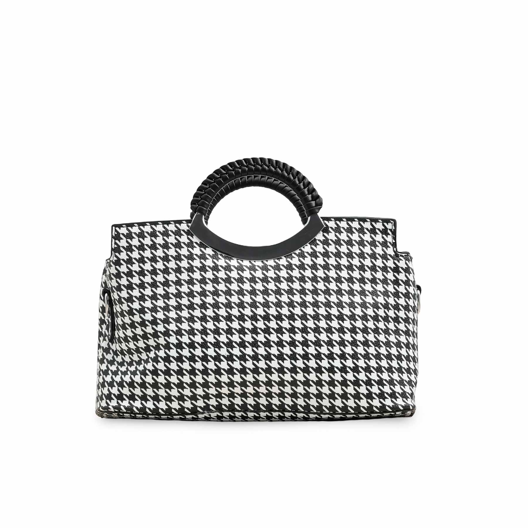 White Formal Hand Bag P36189 - Image 2