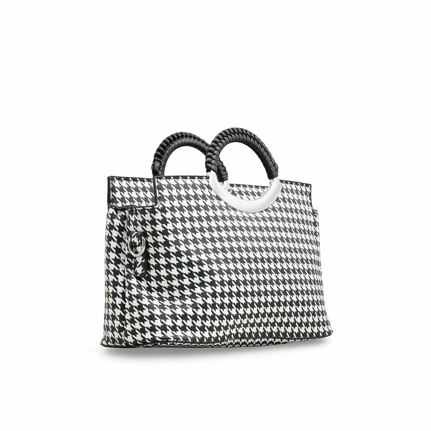 White Formal Hand Bag P36189 - Image 3