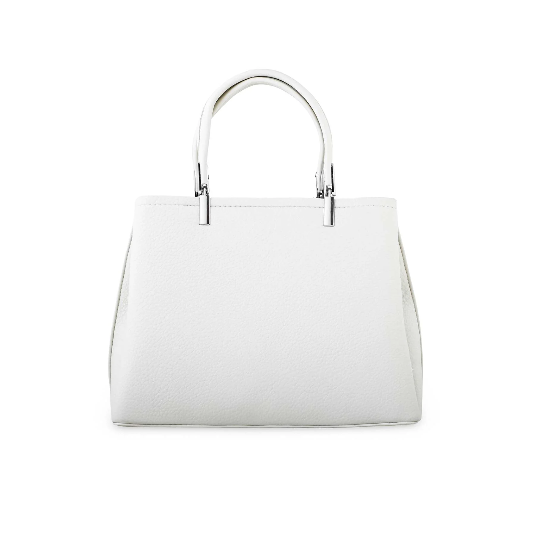White Formal Hand Bag P36256 - Image 4