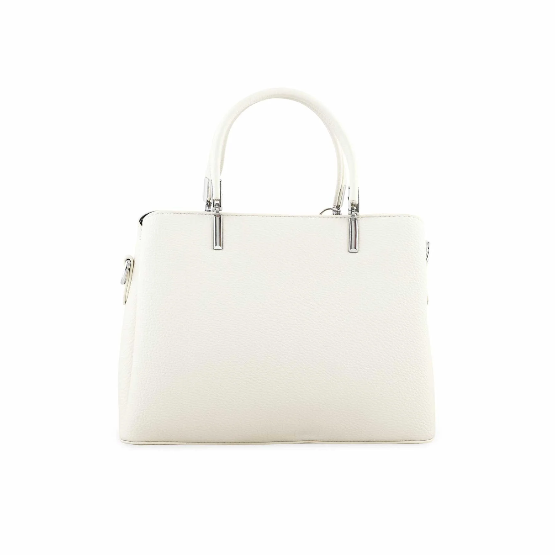 White Formal Hand Bag P36263 - Image 4