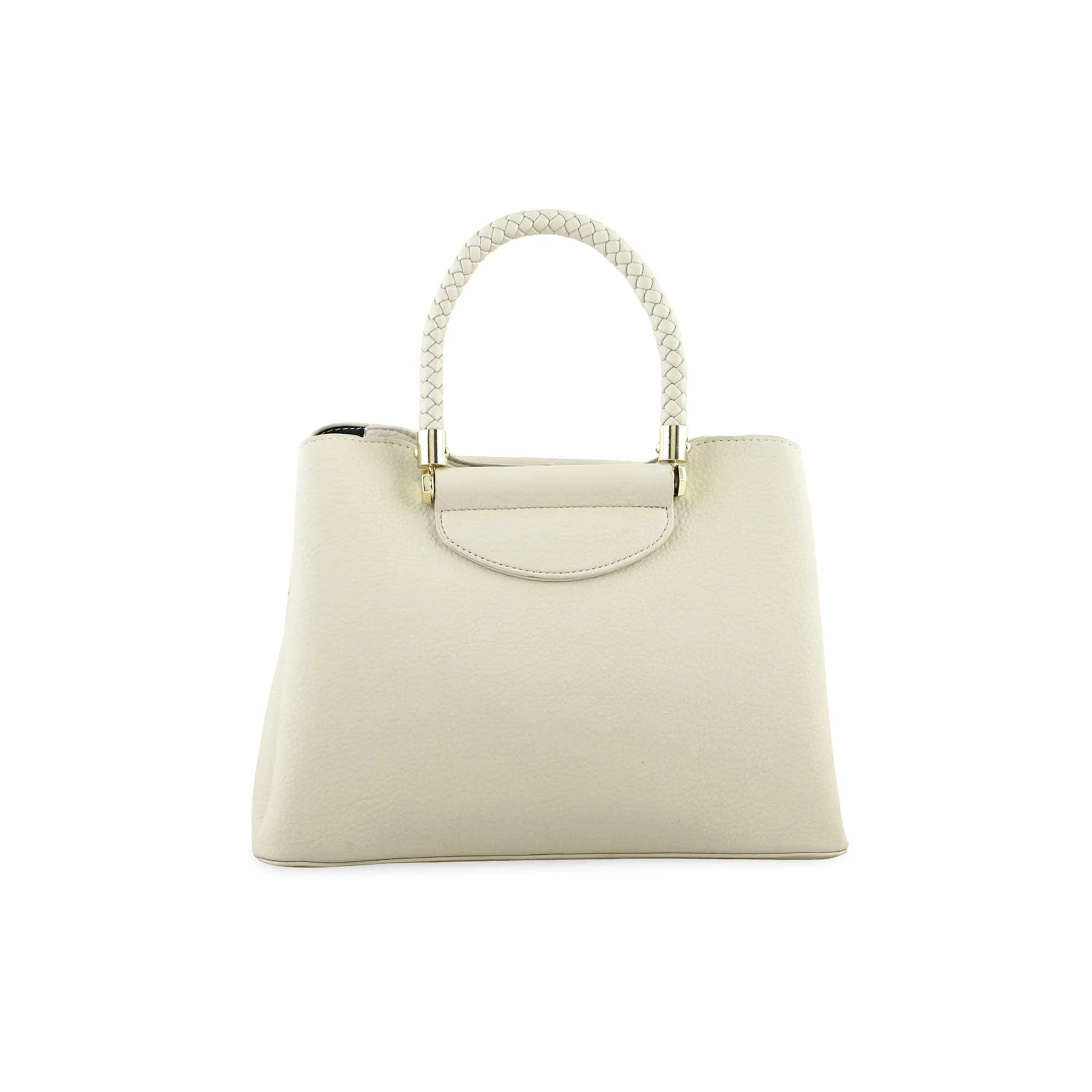 White Formal Hand Bag P36270 - Image 3