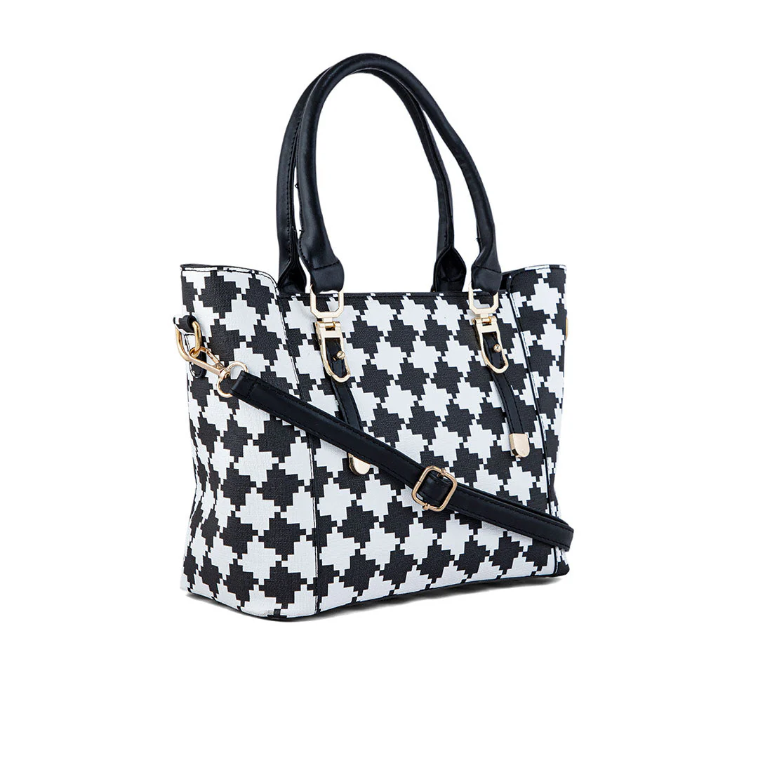 White Formal Hand Bag P36273 - Image 2
