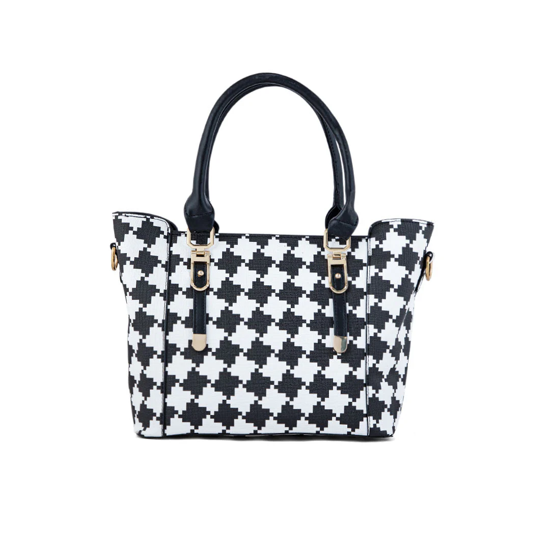 White Formal Hand Bag P36273 - Image 3