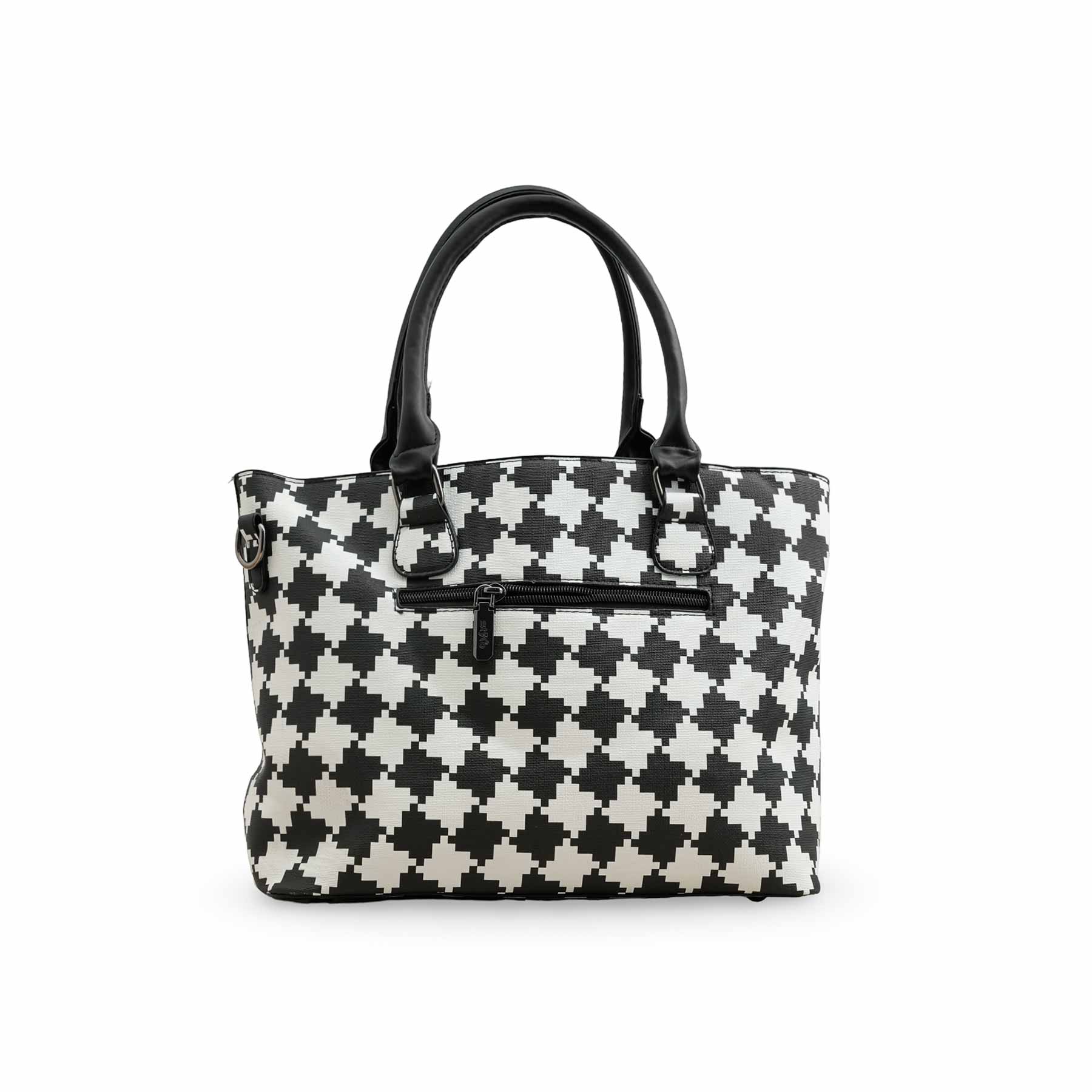 White Formal Hand Bag P36274 - Image 3