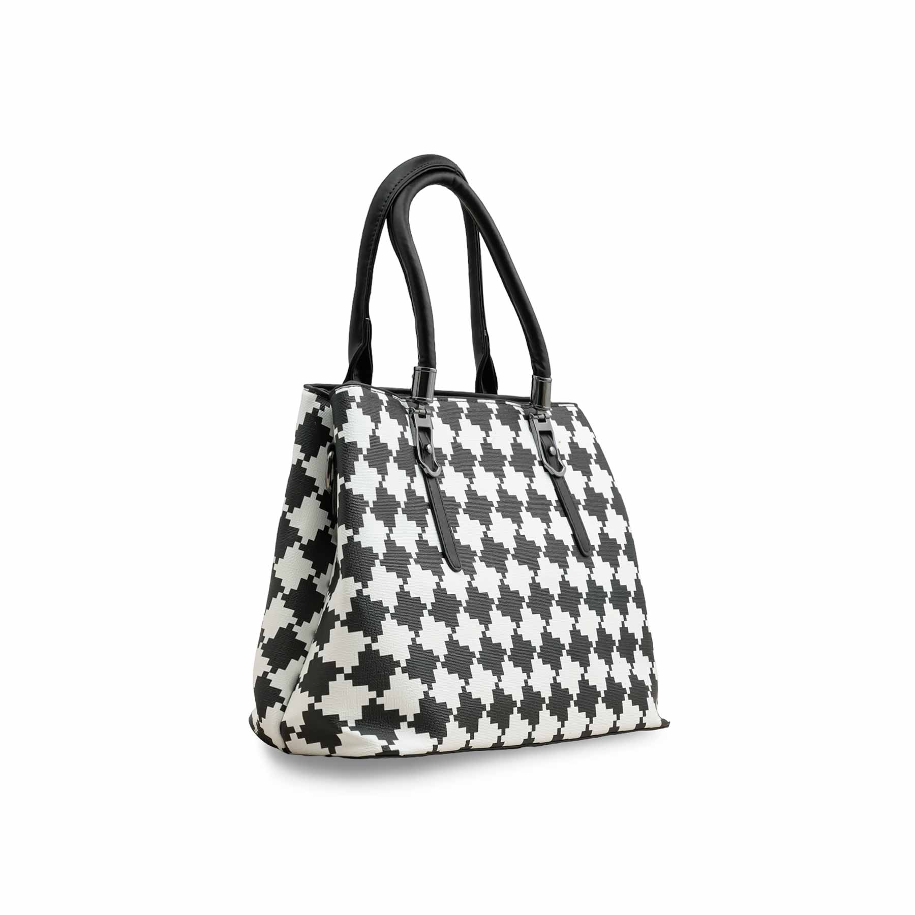White Formal Hand Bag P36275 - Image 2