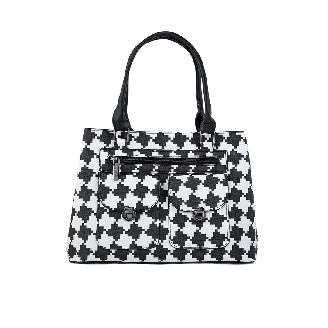 White Formal Hand Bag P36276