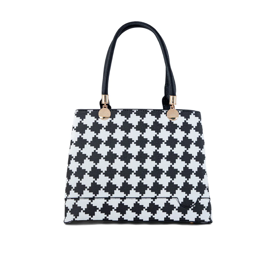 White Formal Hand Bag P36278 - Image 2