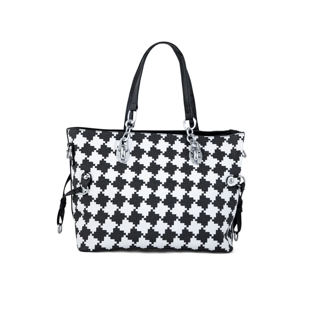 White Formal Hand Bag P36279 - Image 2