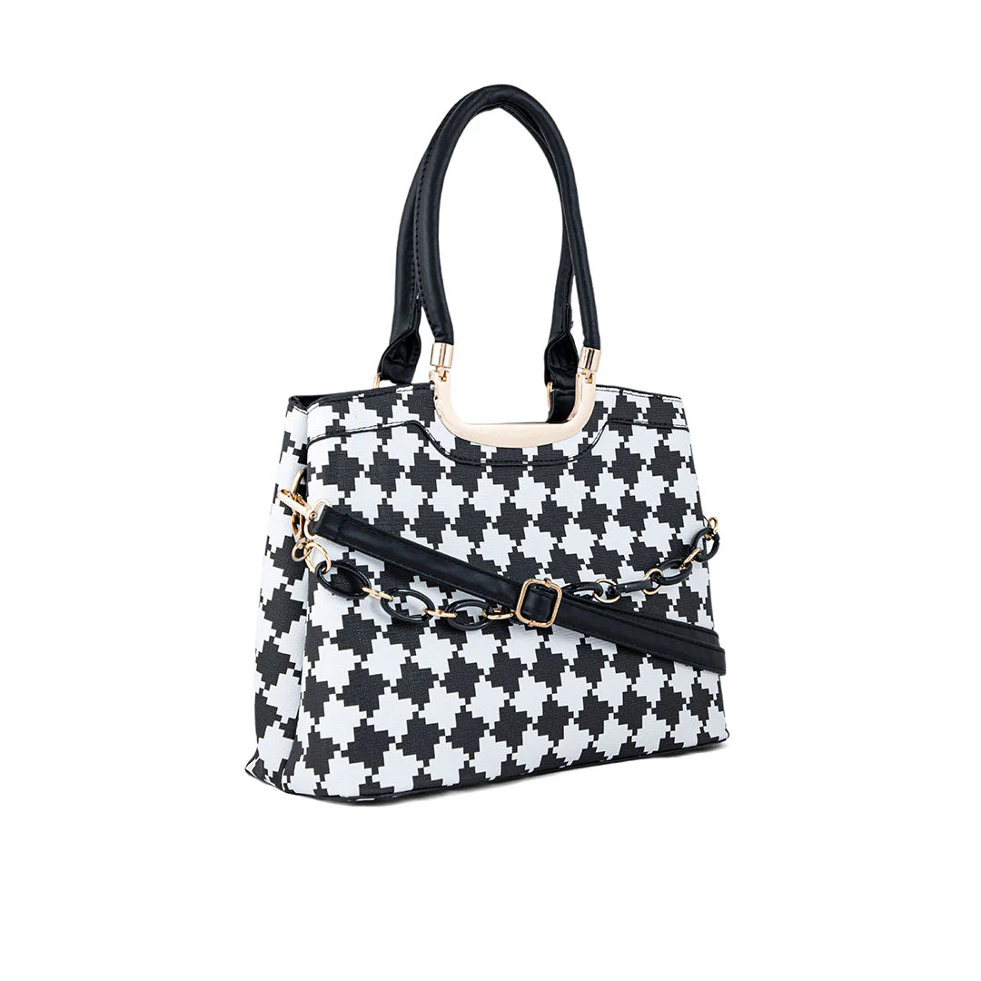 White Formal Hand Bag P36280 - Image 2