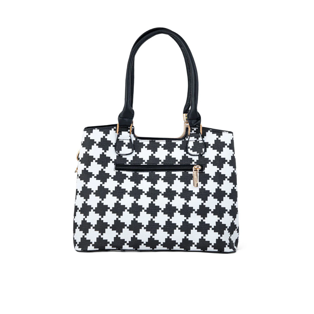 White Formal Hand Bag P36280 - Image 3