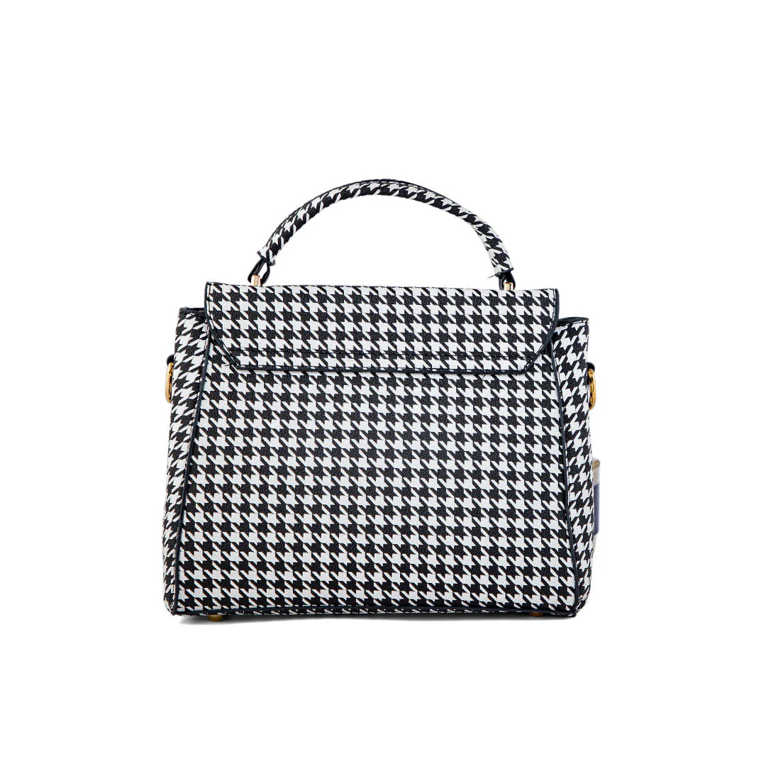 White Formal Hand Bag P36281 - Image 4