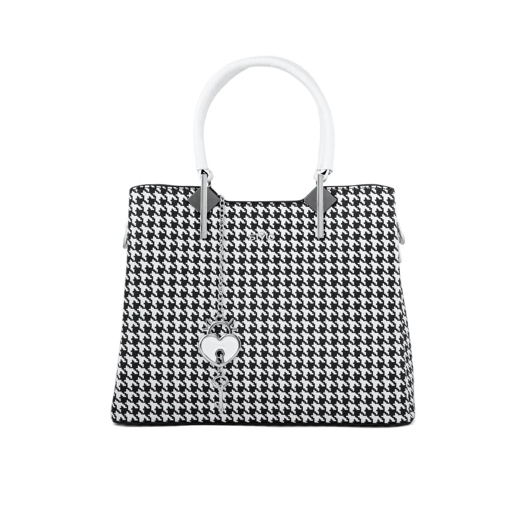 White Formal Hand Bag P36288 - Image 2
