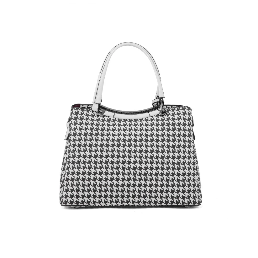 White Formal Hand Bag P36294 - Image 4