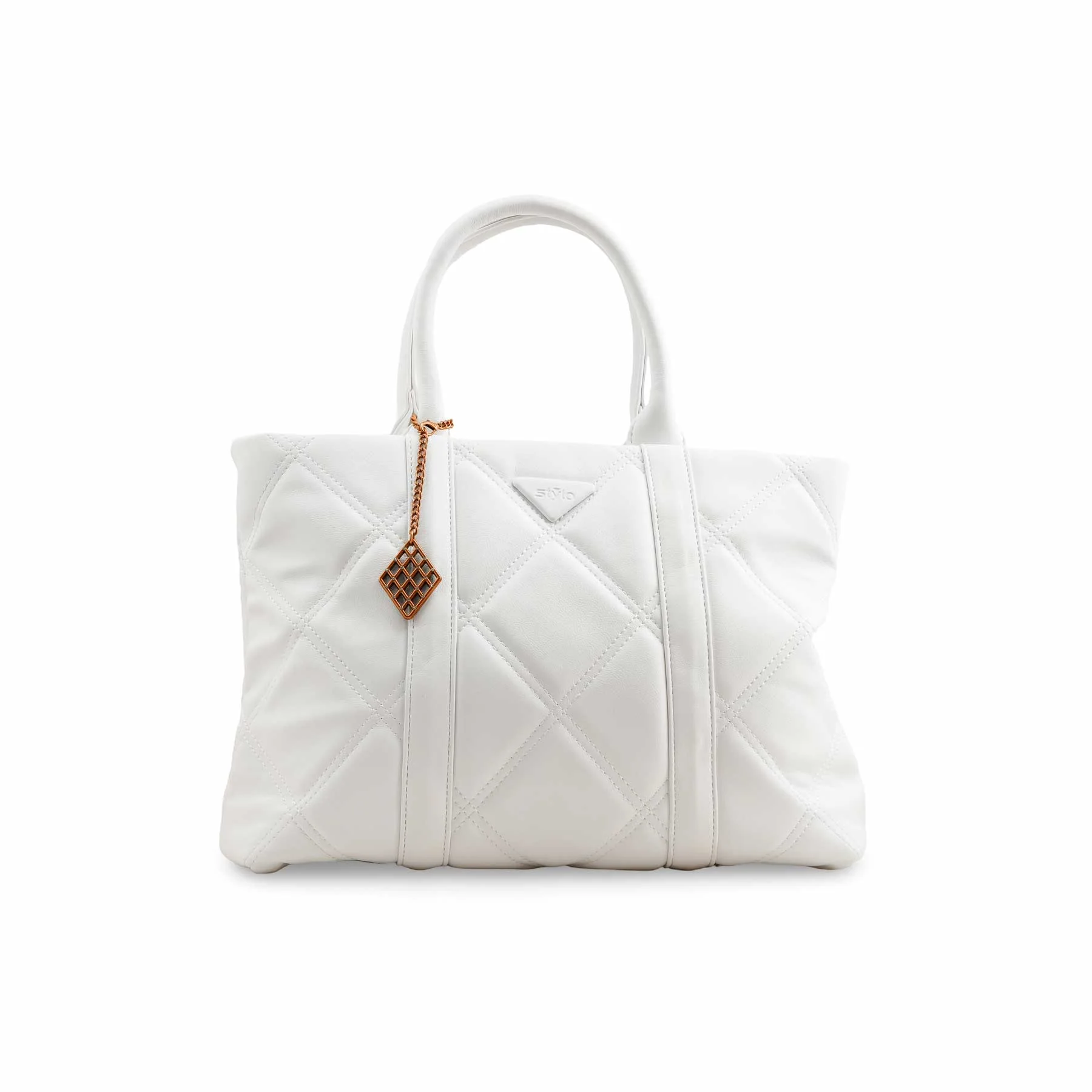 White Formal Hand Bag P36368 - Image 2