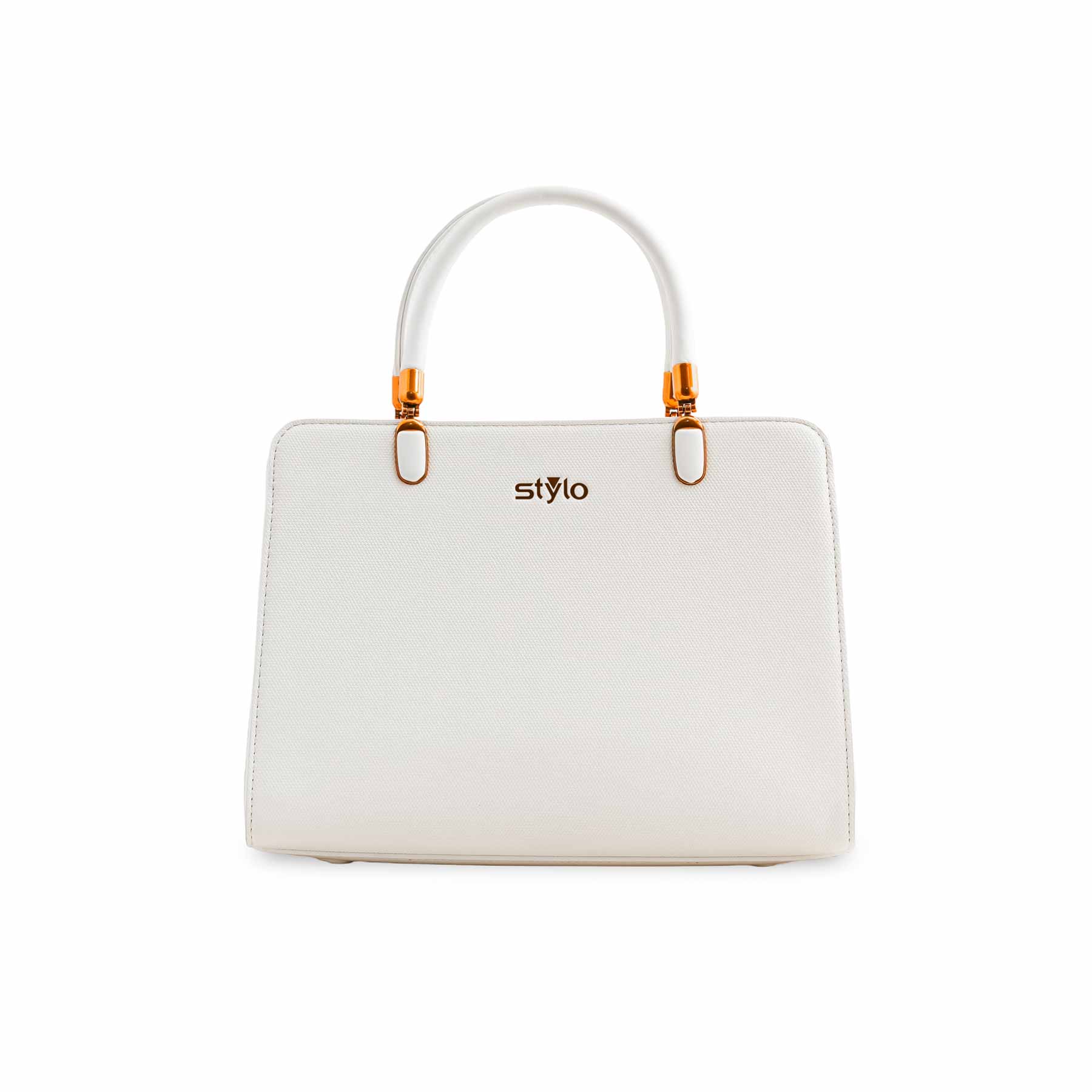 White Formal Hand Bag P36380 - Image 2