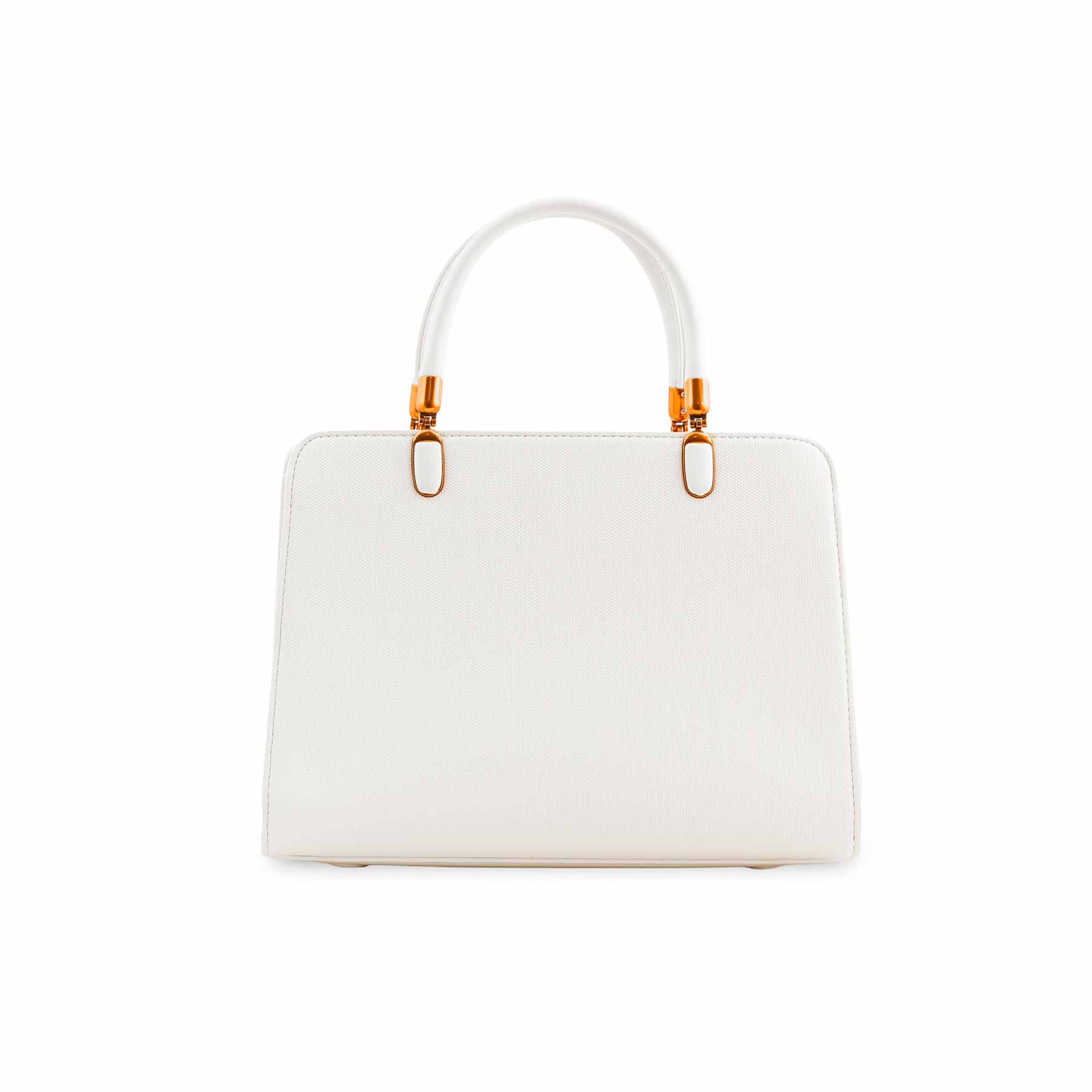 White Formal Hand Bag P36380 - Image 4