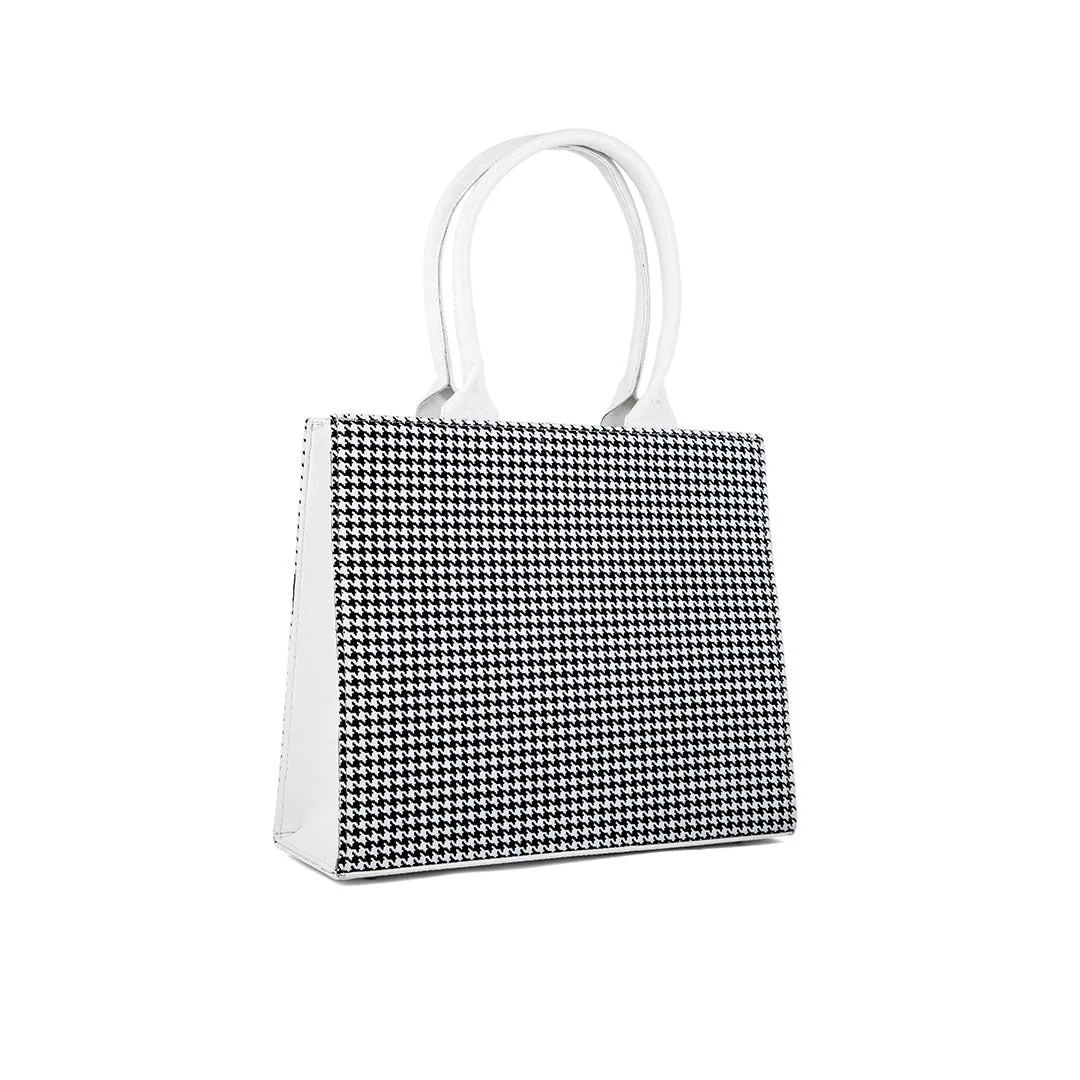 White Formal Hand Bag P55652 - Image 2