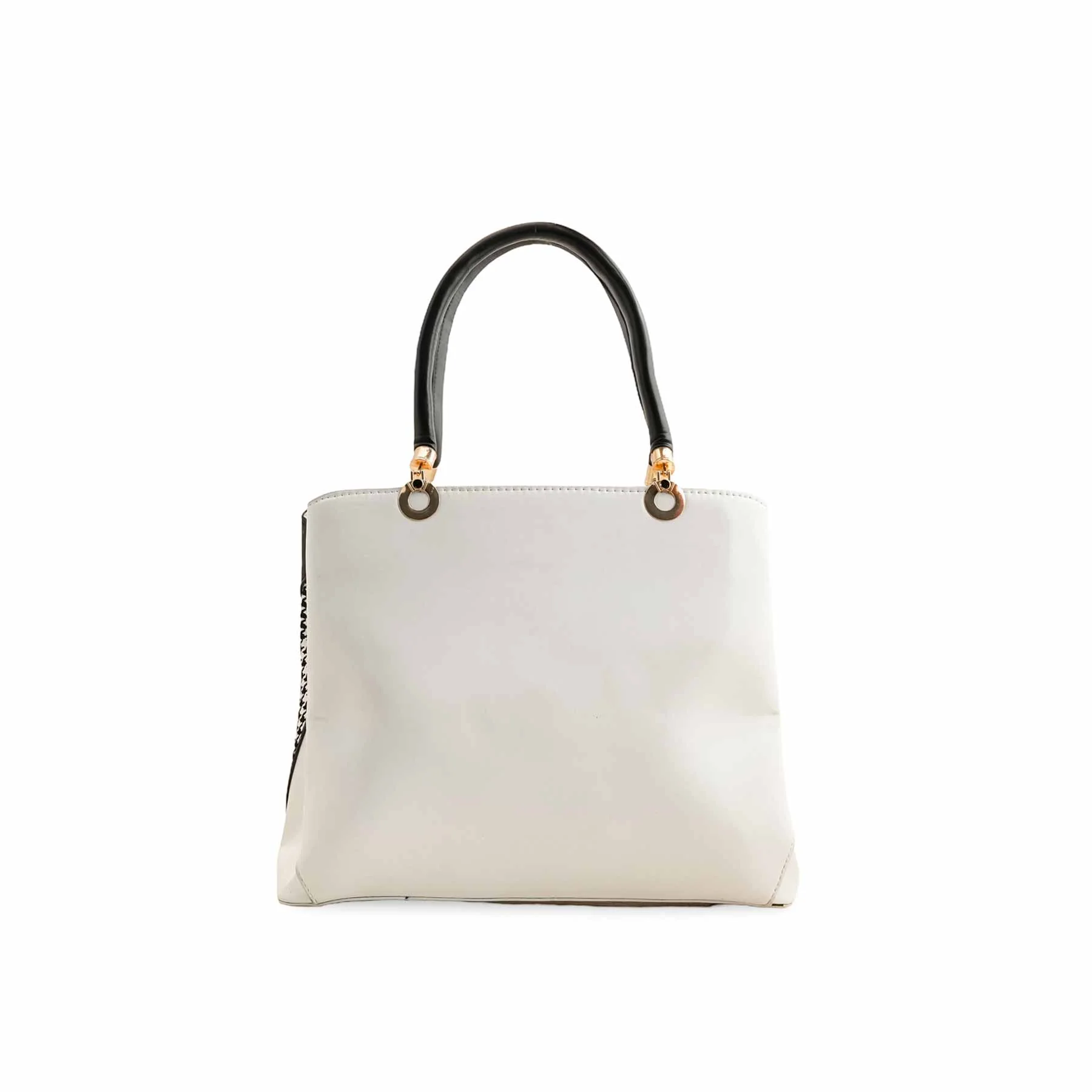 White Formal Hand Bag P55713 - Image 3