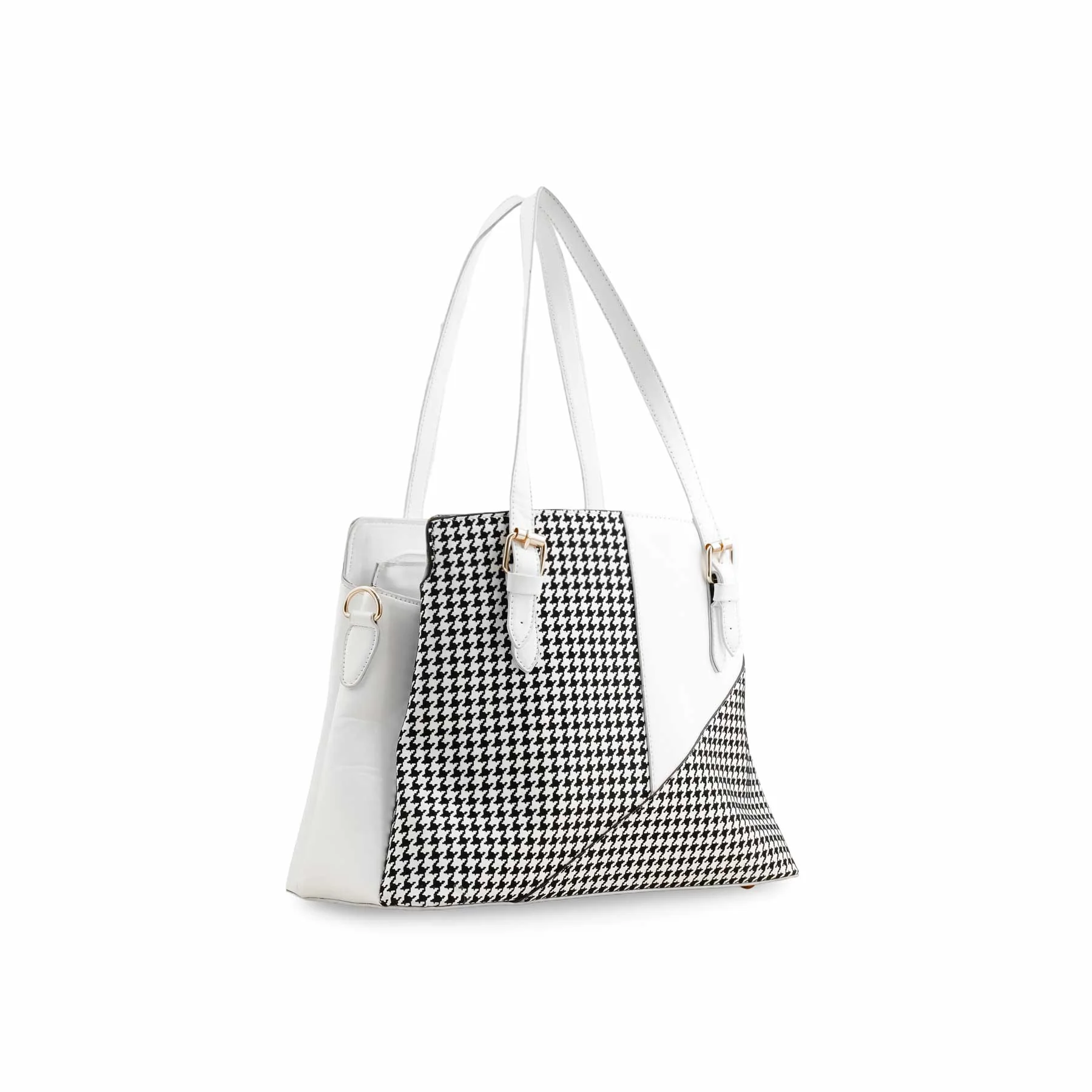 White Formal Hand Bag P55715 - Image 3
