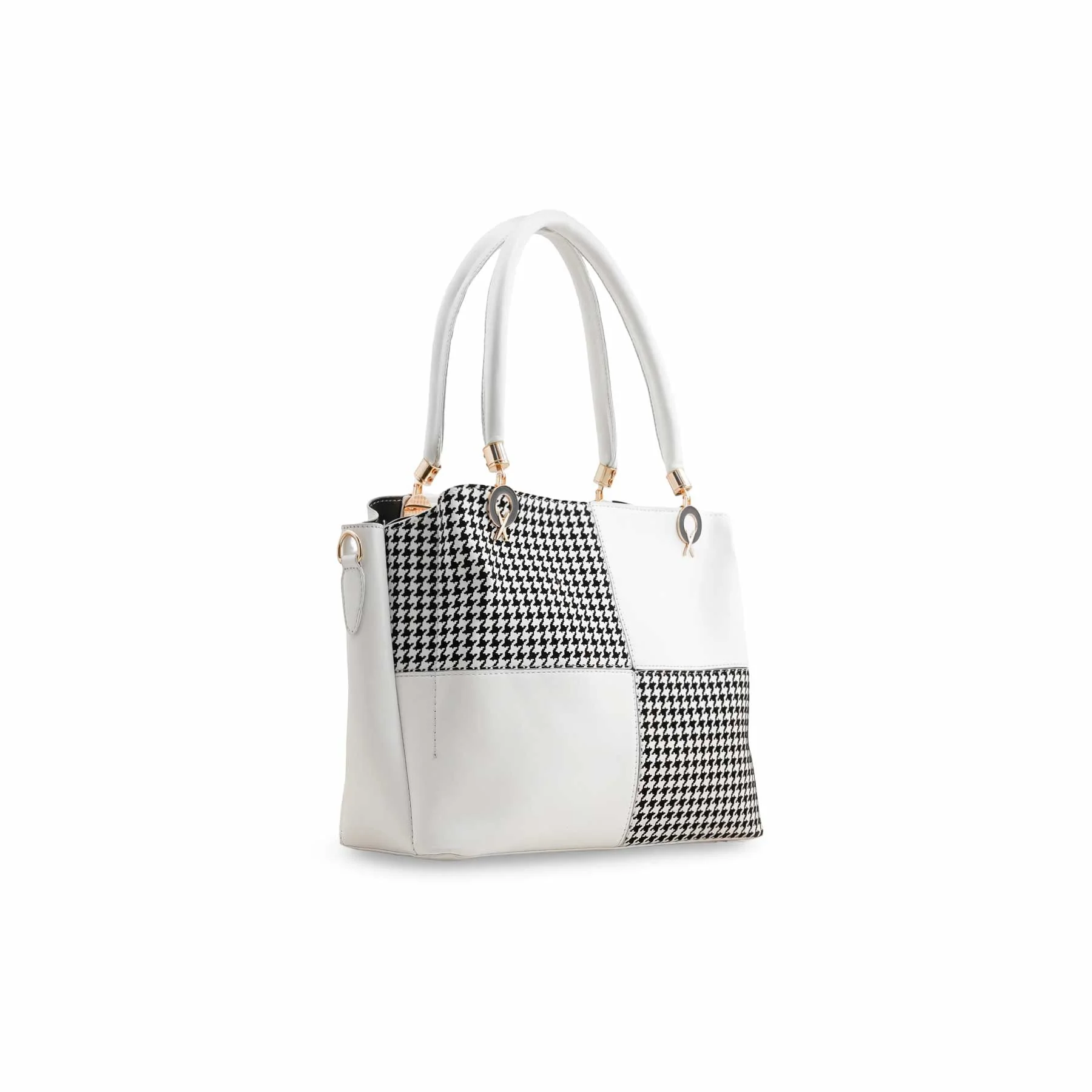 White Formal Hand Bag P55718 - Image 3