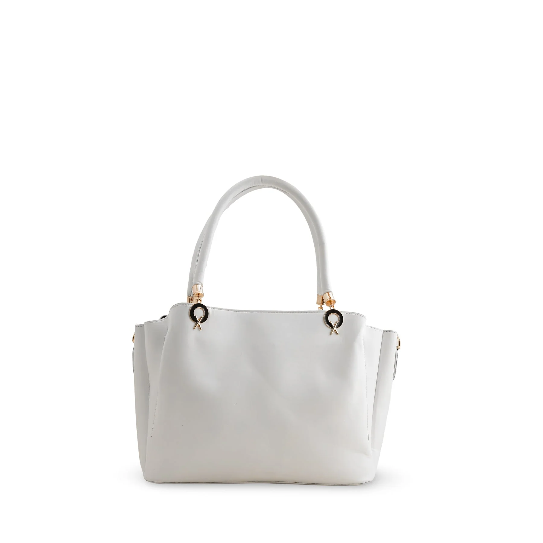 White Formal Hand Bag P55718 - Image 4