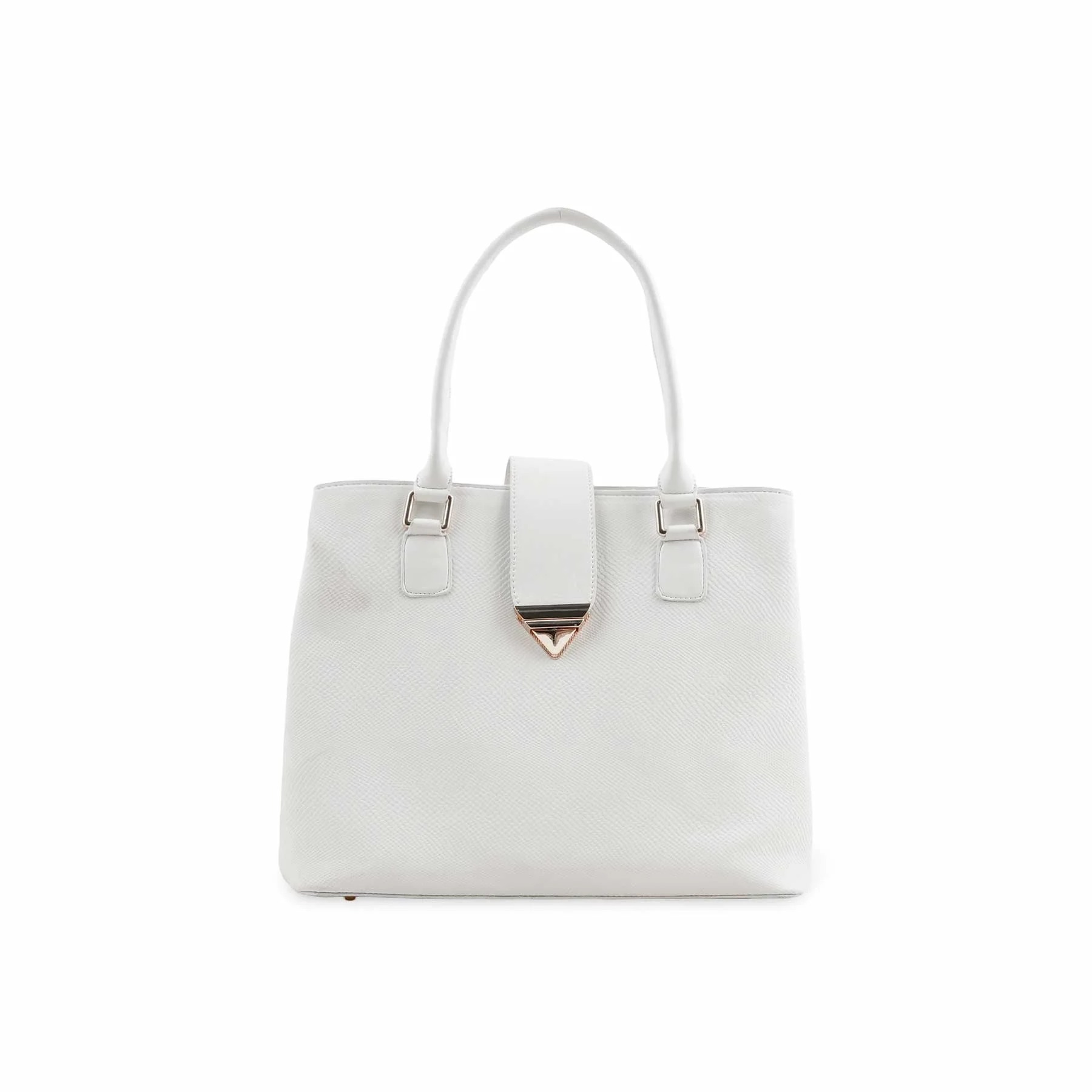 White Formal Hand Bag P55740 - Image 2