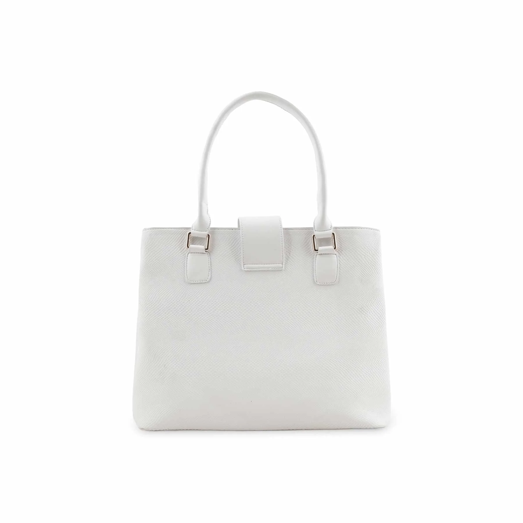 White Formal Hand Bag P55740 - Image 4