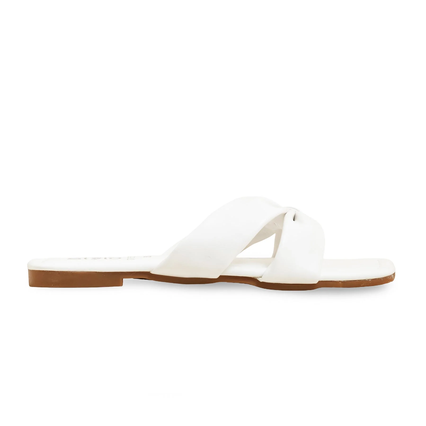 White Formal Ladies Chappal FR0554 - Image 2