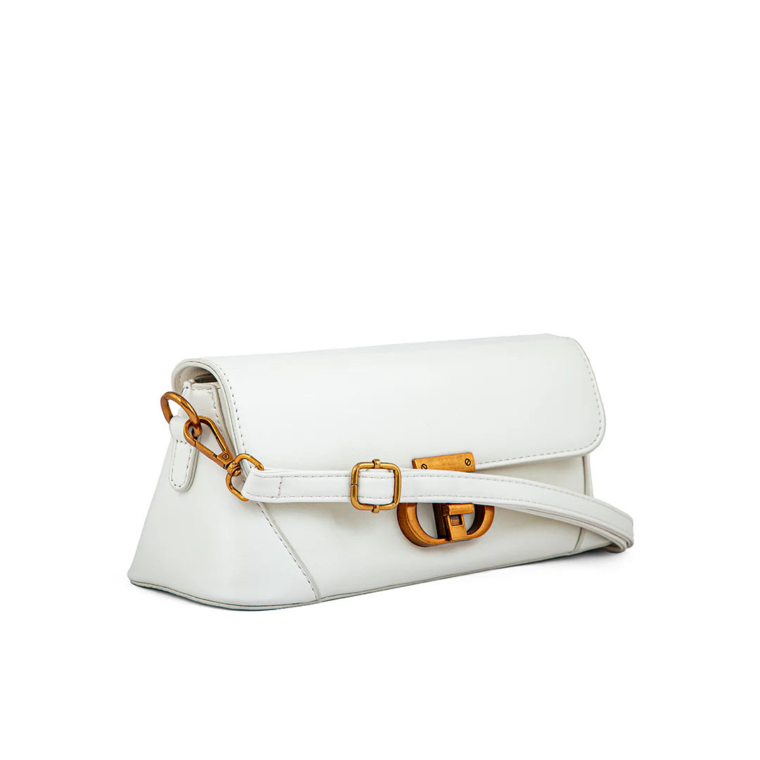 White Formal Pouch P36208 - Image 2