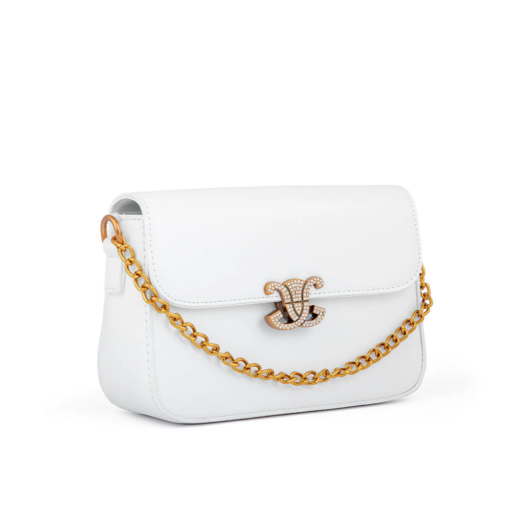 White Formal Pouch P36216 - Image 2