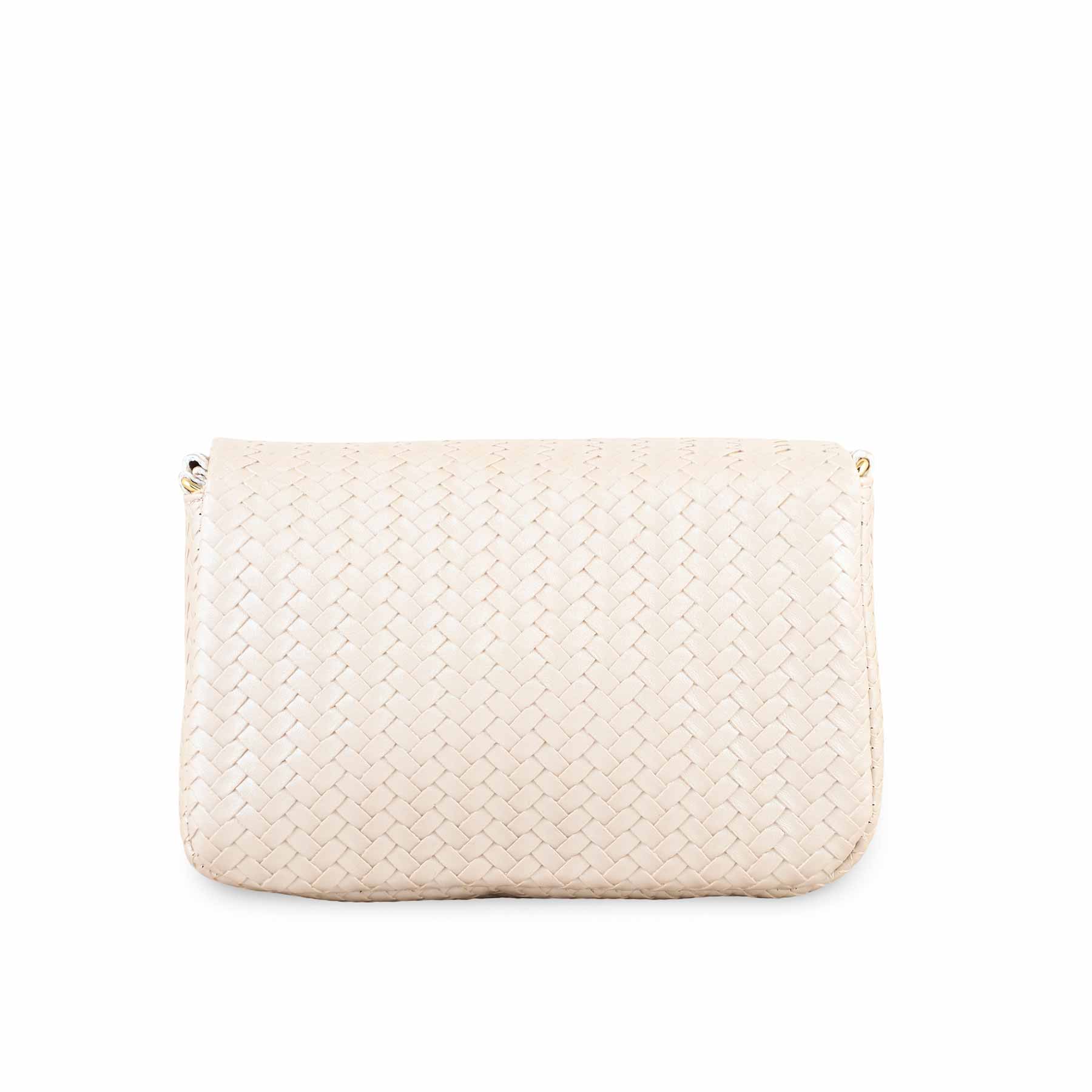 White Formal Pouch P97611 - Image 4