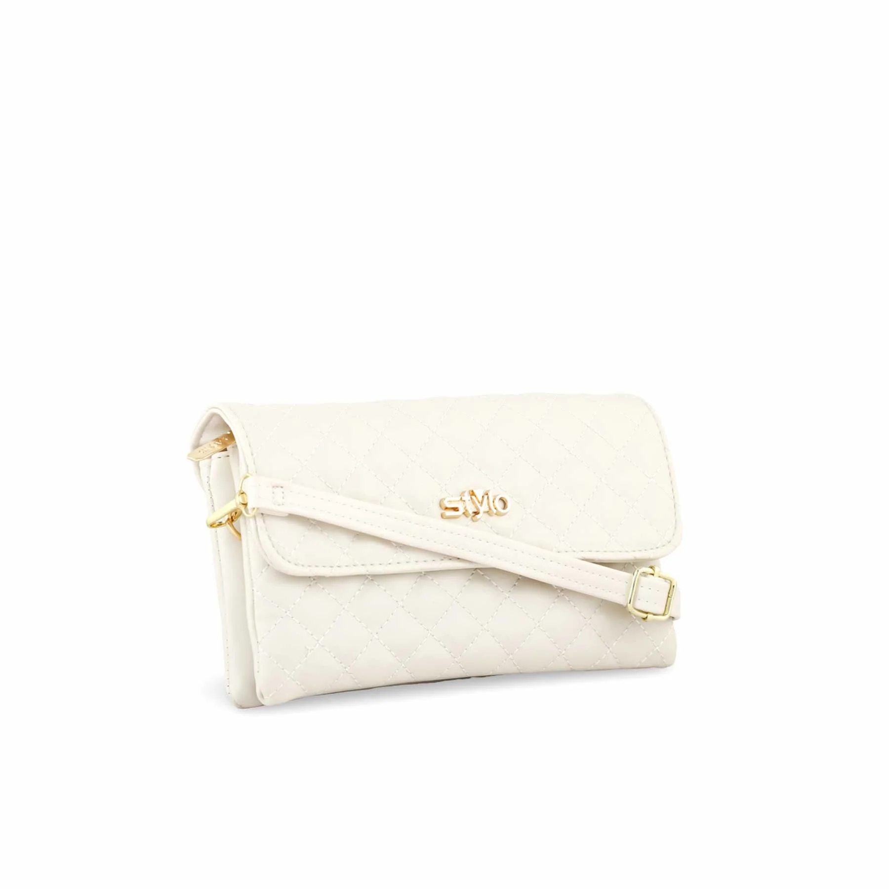 White Formal Pouch P97614 - Image 3