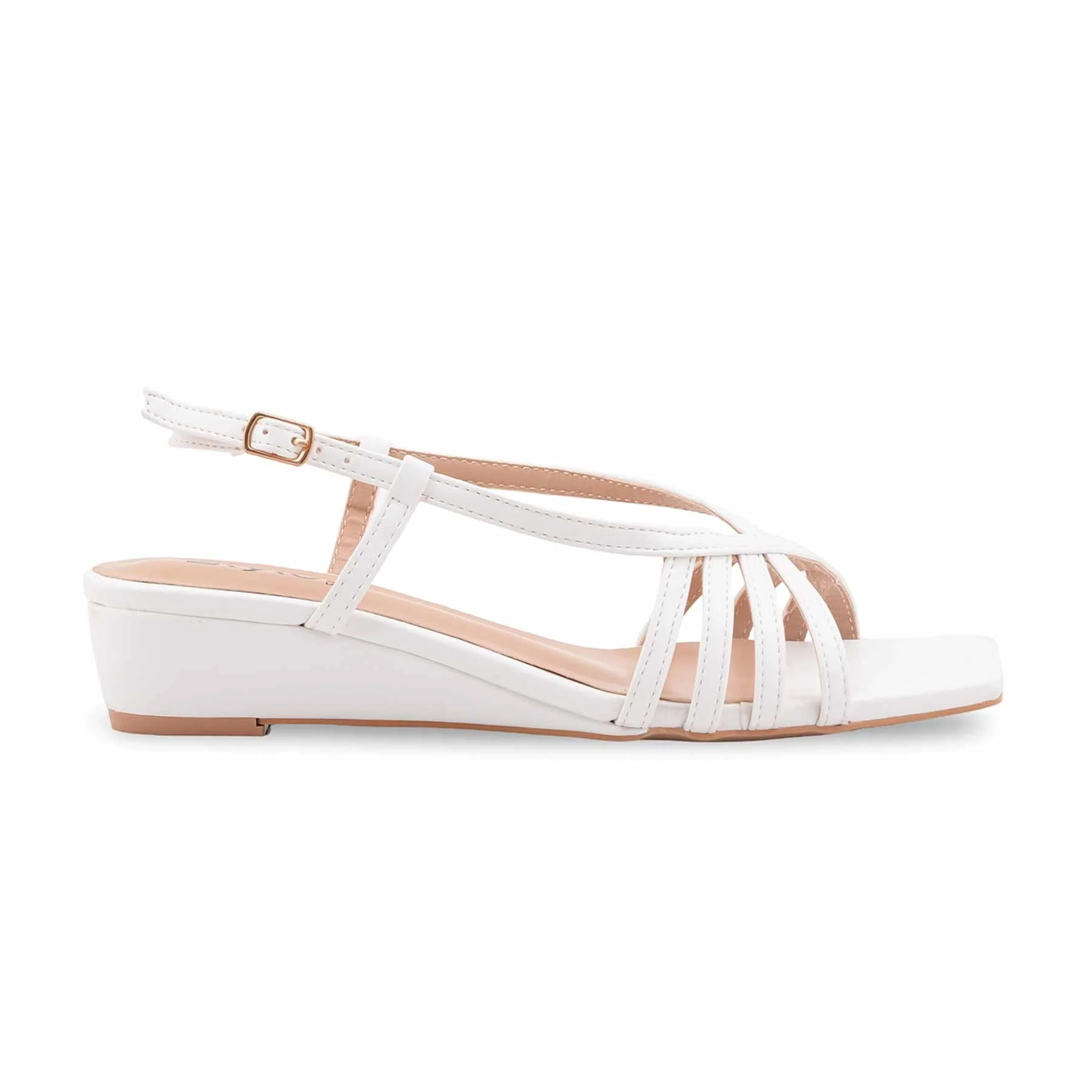 White Formal Sandal For Ladies FR5528 - Image 2