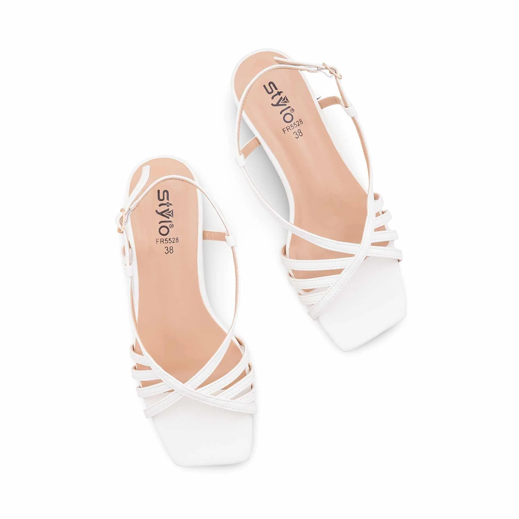 White Formal Sandal For Ladies FR5528 - Image 5