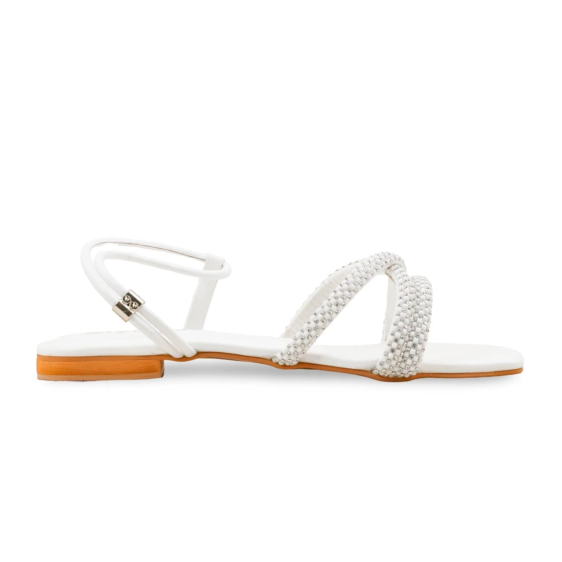 White Formal Sandal FR5375 - Image 2