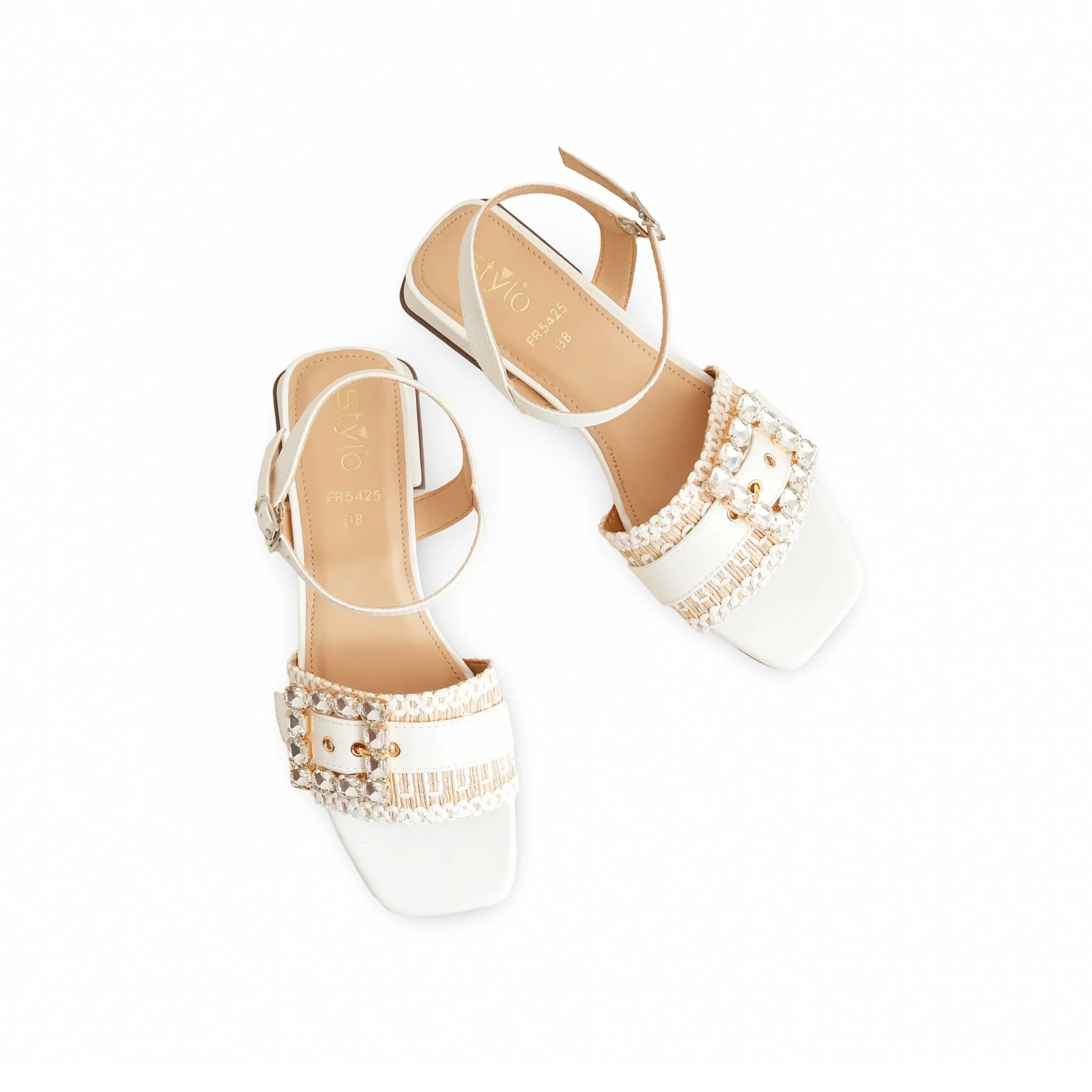 White Formal Sandal FR5425 - Image 5