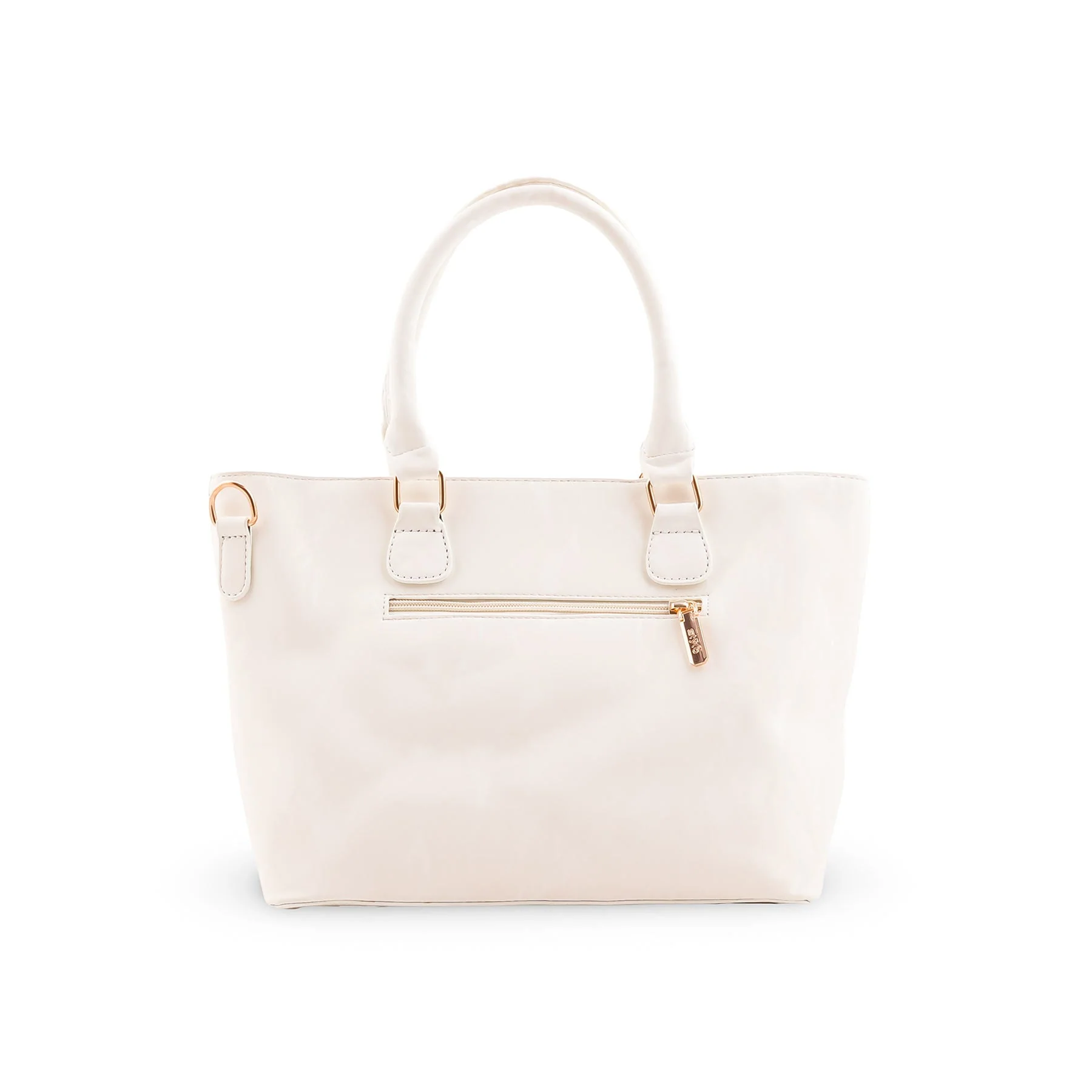 White Formal Shoulder Bag For Ladies P36452 - Image 4