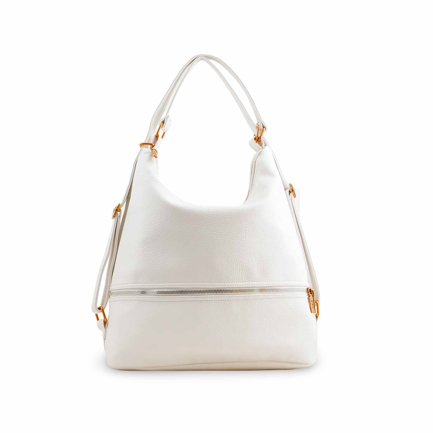 White Formal Shoulder Bag For Women P36356 - Image 2